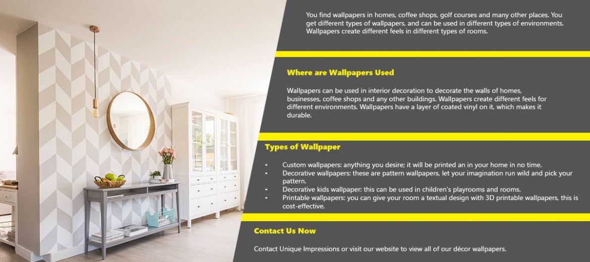 Wallpaper Installation & Design In Gauteng | Décor Wallpaper | Unique Impressions | Poster